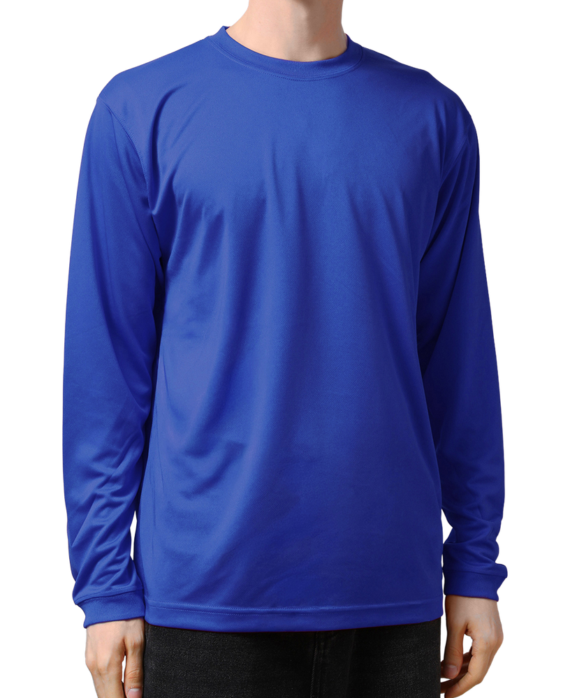 4.7オンス ドライシルキータッチロングスリーブTシャツ