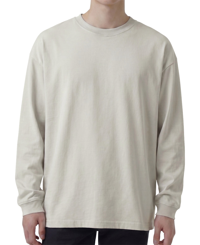 5.6オンス ビッグシルエット ロングスリーブ Tシャツ
